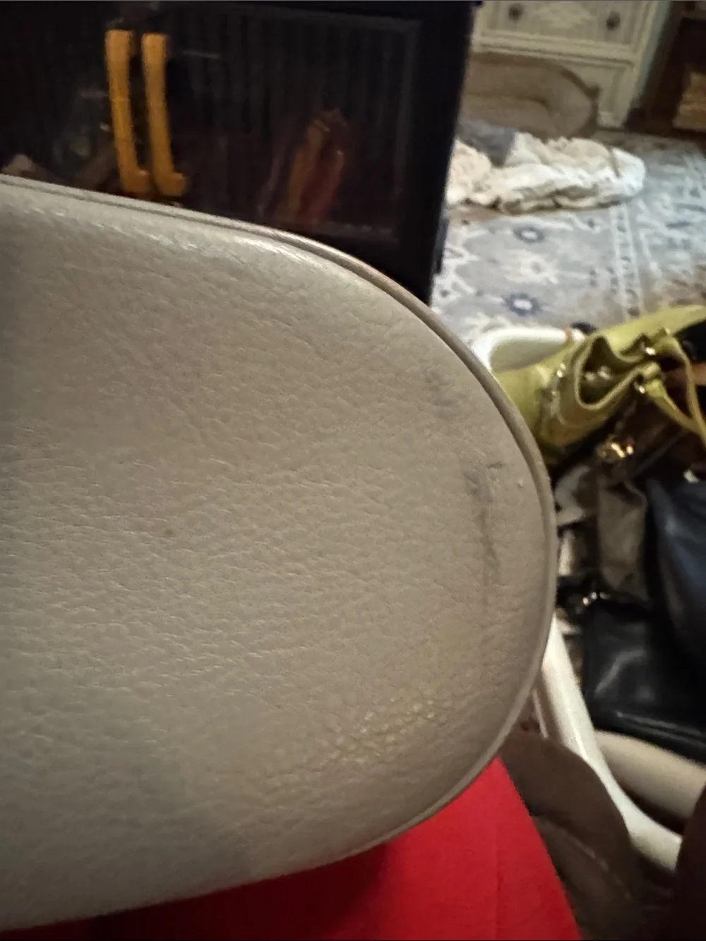 Michael Kors Bedford Gray Pebbled Leather Tote